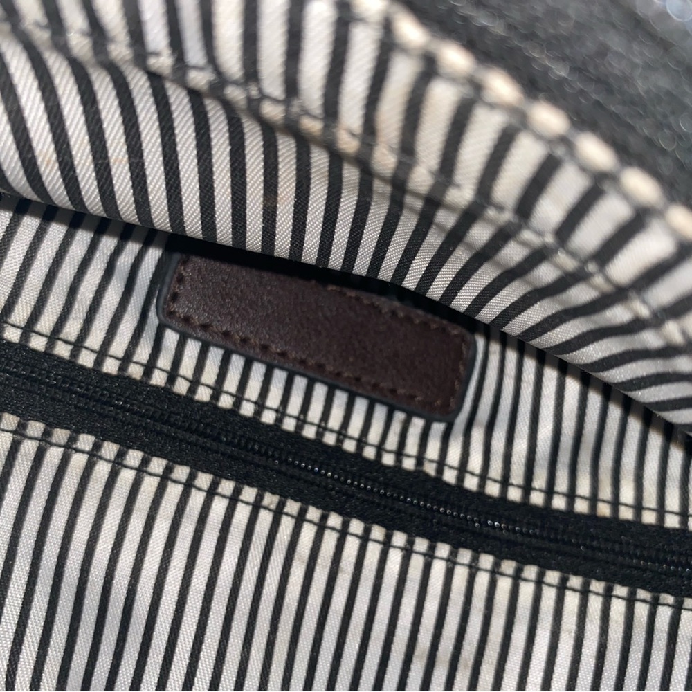 Brown Patterned Women's Handbag - image 4